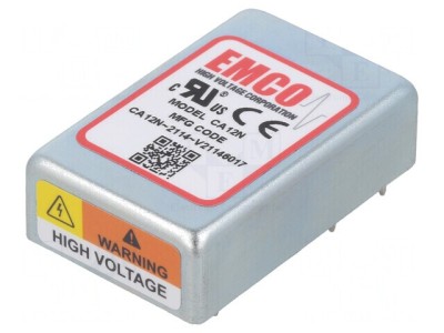 Convertor DC/DC 12V la 0-1,25kVDC 1W foto
