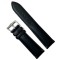 Curea unisex din piele natural? neagr?, clasic?, 10 - 24mm WZ1244
