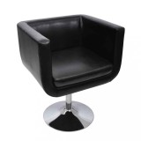 Cumpara ieftin Scaun de bar, negru, piele ecologica