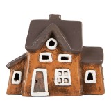 Cumpara ieftin Candela Craciun Casuta ceramica multicolora 20x11x16 cm