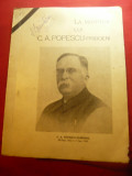 La moartea lui CA Popescu- Priboeni -1935 Ed.Lupta N.Stroila ,48 pag - din ziare