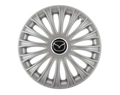 Set 4 capace roti pentru Mazda, model Dino Gray, R15 foto