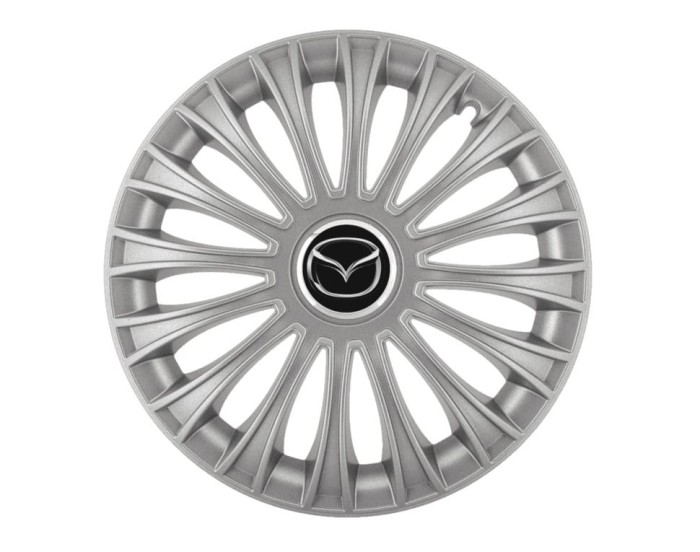 Set 4 capace roti pentru Mazda, model Dino Gray, R15