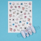 Cumpara ieftin Abtibilduri Unghii SensoPRO Milano Flower Life, model HANYI-597