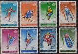 BC724, Romania 1988, lot sport, 3 serii+1 bloc, J.O.Seul si Calgary (4 poze)