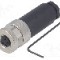 Conector M8, 4 pini, clasa etanseitate IP67, TE Connectivity - T4010008041-000