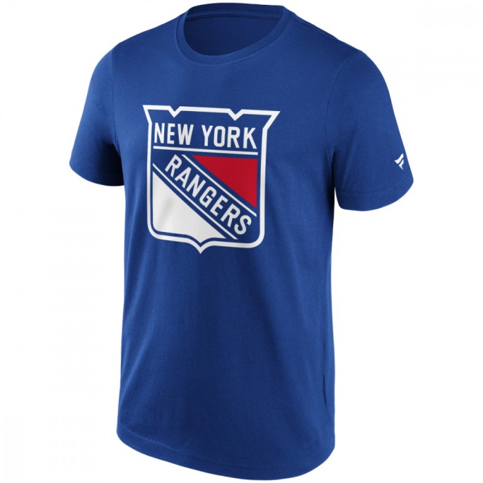 New York Rangers tricou de bărbați Primary Logo Graphic blue - M