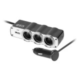 SPLITTER BRICHETA AUTO X3 CU USB SI CABLU - PY-CHR0010