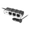 SPLITTER BRICHETA AUTO X3 CU USB SI CABLU - PY-CHR0010