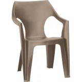 Scaun din plastic Curver Dante, cappuccino
