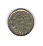 Romania 1900 - 5 bani, circulata
