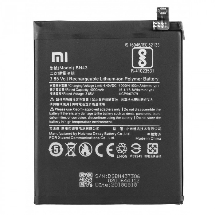 Acumulator Xiaomi Redmi Note 4X, BN43