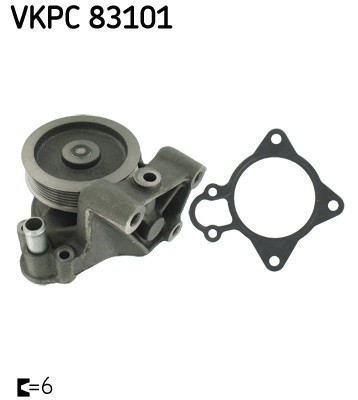 SKF VKPC 83101 Pompă de apă, răcire motor foto