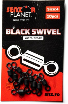 Vartej SENZOR Black Swivel, Nr.4, 10buc/pac foto