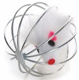 Jucarie soricel &amp; minge metalica jk &oslash; 6 cm