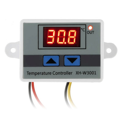 Termostat LCD temperatura XH-W3001 110-230V -50&amp;deg;C - +110&amp;deg;C foto