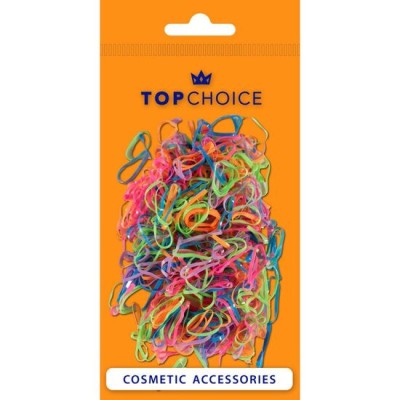 Set 500 elastice silicon multicolore Top Choice 26935 foto