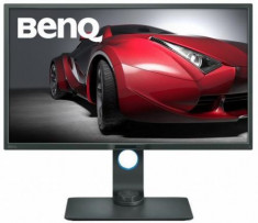 Monitor IPS LED BenQ 32inch PD3200U, Ulatra HD 4K (3840x2160), HDMI, DispalyPort, USB 3.0, Boxe, Pivot, 4 ms (Negru) foto