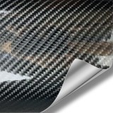 Cumpara ieftin Folie decorativa auto 9D, 1.52 X 18m, negru carbon