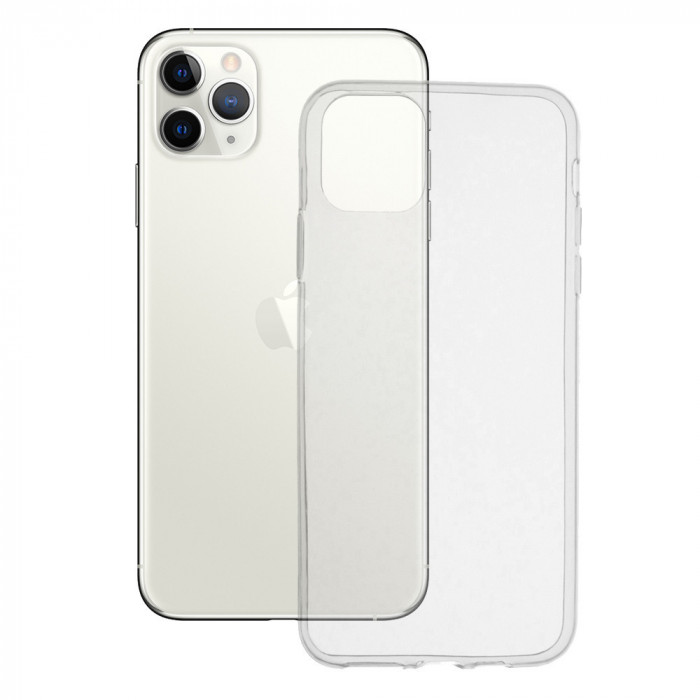 Husa pentru iPhone 11 Pro Max - Techsuit Clear Silicone - Transparenta
