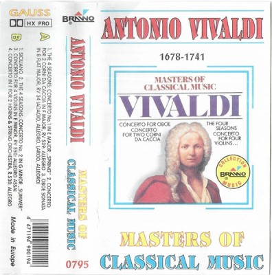 Casetă audiovAntonio Vivaldi &amp;ndash; Masters Of Classical Music foto