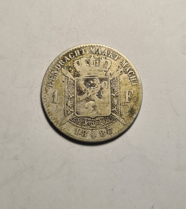 Belgia 1 Franc 1887