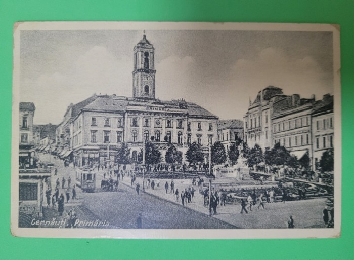 Carte poștală Cernăuți Primăria