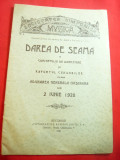 Societatea Simfonica Muzica 1928 - Darea de Seama a Comitetului de Directiune