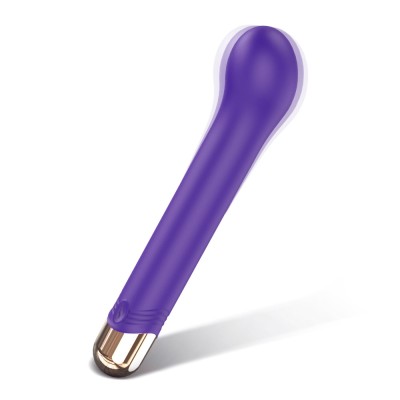 Vibrator Punctul G Minsk, 9 Moduri Vibratii, Silicon, USB, Mov, 17.7 cm, Mokko Toys foto