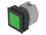 Comutator apăsare 30mm EAO 704.209.500 verde poziție stabilă