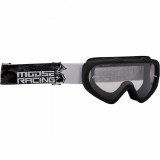 Ochelari copii atv/cross Moose Racing Qualifier culoare Negru/Alb Cod Produs: MX_NEW 26012660PE