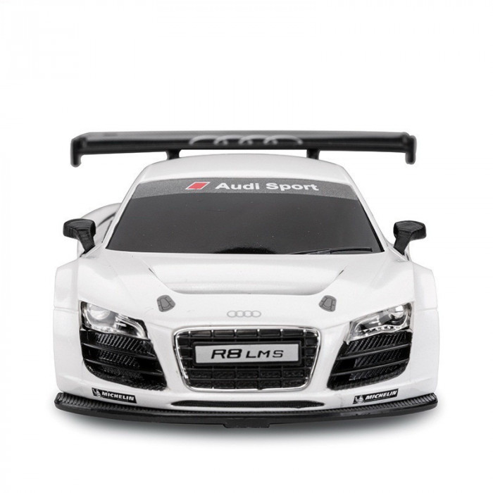 Masina Audi R8, metalica, scara 1:24, Argintiu