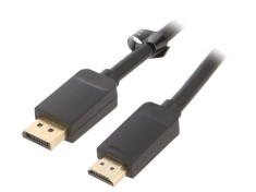 Cablu DisplayPort la HDMI 2m Negru