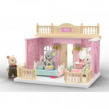 Dormitor pentru papusi cu mobilier si figurina, Flippy