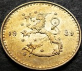 Moneda istorica 25 PENNIA - FINLANDA, anul 1939 * cod 3111 = patina frumoasa