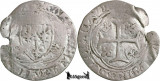 1456 (Iunie), Blanc &agrave; la Couronne - Carol al VII-lea - Dijon - Regatul Franței, Europa, Argint