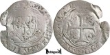 1456 (Iunie), Blanc &agrave; la Couronne - Carol al VII-lea - Dijon - Regatul Franței, Europa, Argint