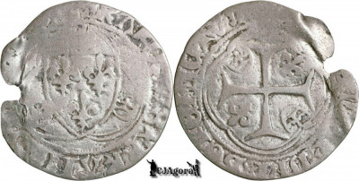 1456 (Iunie), Blanc &amp;agrave; la Couronne - Carol al VII-lea - Dijon - Regatul Franței foto