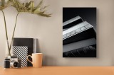 Tablou Canvas Armonie futuristă &icirc;n umbre și lumină, 26 x 39 cm, CMCLASS