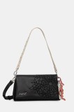 Desigual poșetă SIERRA NARON MEDIUM F culoarea negru, 25WAXPBD