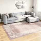 VidaXL Covor lavabil, bej, 190x300 cm, antiderapant