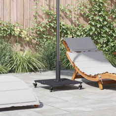 vidaXL Baze pentru umbrele de exterior Gri &icirc;nchis 45 x 45 x 31.5 cm