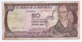 Columbia 50 Peso Oro 01.01.1985 - 46032740, P-425a