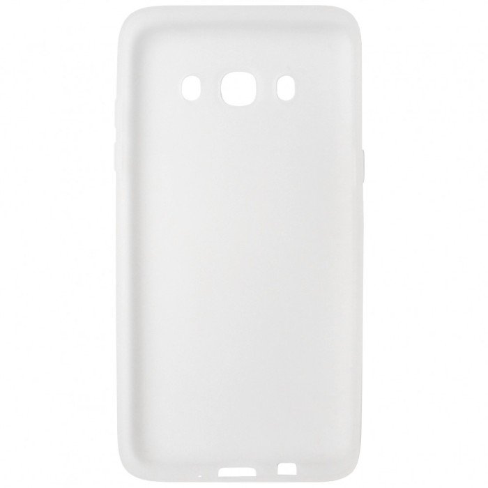 Husa silicon TPU mat alb semitransparent pentru Samsung Galaxy J5 2016