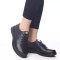 Pantofi casual kaina negru piele ecologica, 36