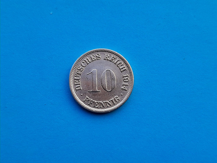 10 Pfennig 1914 Lit. F -Germania-