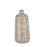 Cumpara ieftin Vaza flori ceramica bej metal negru Siva &Oslash;20x44,5h