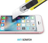 Folie de sticla, case friendly GloMax, pentru Apple iPhone SE, Transparent