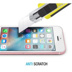 Folie de sticla, case friendly GloMax, pentru Apple iPhone SE, Transparent