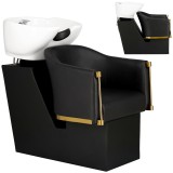 Spălătorie de păr frizerie barbărie la salonul de coafură și bărbierit bol mobil ceramic armătură ba